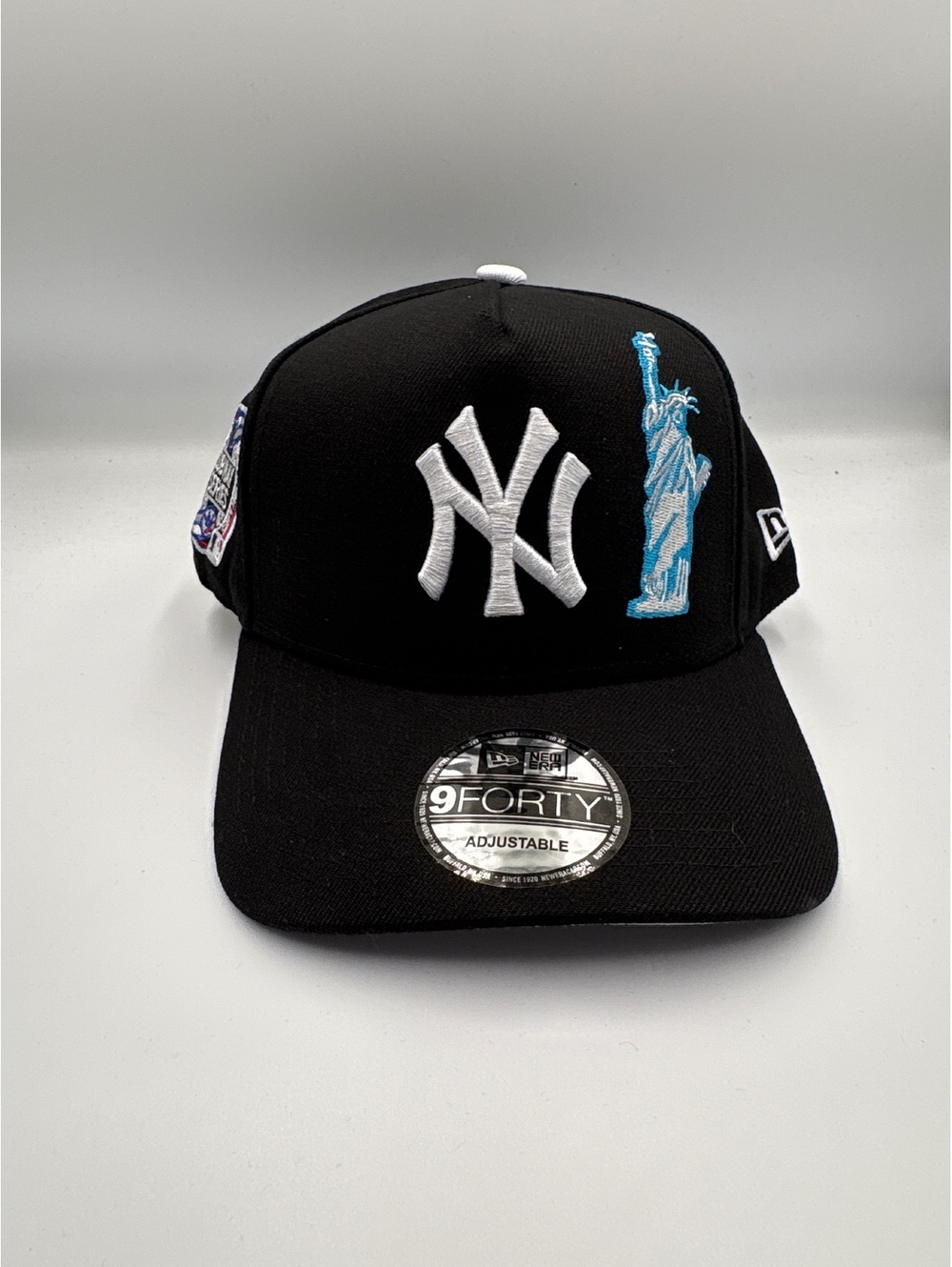 New Era 9FORTY Adjustable New York Yankees Hat with Statue of Liberty Patch